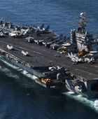 أكبر حاملة طائرات تغادر الشرق الأوسط وتتجه لأمريكا 