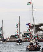 إسرائيل احتجزت 211 ناشطا من "أسطول الصمود" المتجه إلى غزة  