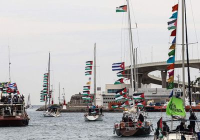 إسرائيل احتجزت 211 ناشطا من "أسطول الصمود" المتجه إلى غزة  