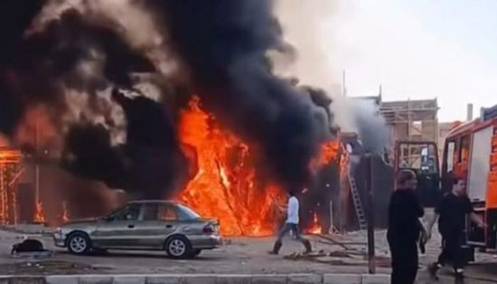 حريق مفاجئ في موقع تصوير "بيت بابا 2" بمدينة الإنتاج الإعلامي دون إصابات
