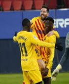 برشلونة يتغلب على أوساسونا بثنائية
