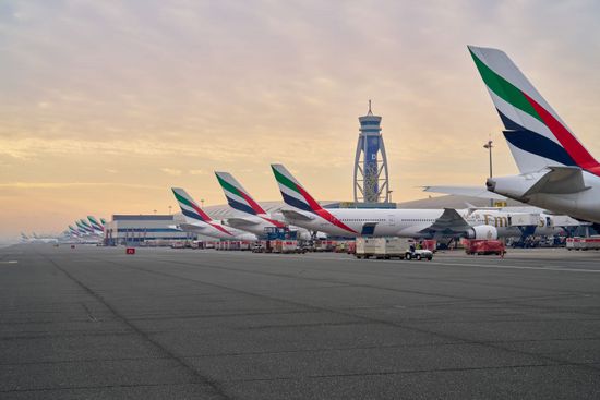 مطار دبي الدولي يحافظ على مستوى الربط العالمي