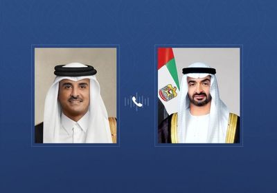 &nbsp;الشيخ محمد بن زايد يبحث مع أمير قطر آخر التطورات الإقليمية المتسارعة