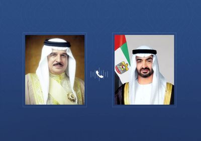 ملك البحرين يؤكد تضامن بلاده مع الإمارات خلال اتصال مع الشيخ محمد بن زايد