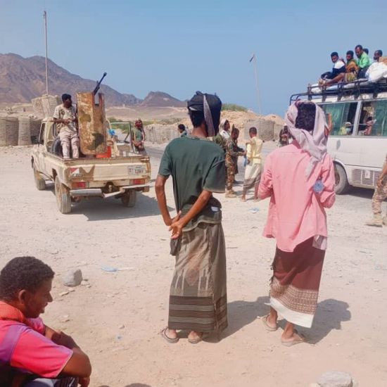 قوات مدعومة سعودياً تمنع موكب أبناء بروم ميفع من الوصول للمكلا