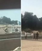 إيران.. حريق بعدة سفن تجارية في ميناء دير