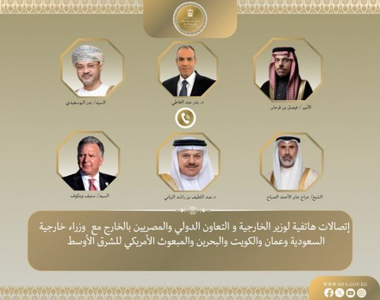 وزير الخارجية المصري يبحث خفض التصعيد مع نظرائه بعدد من الدول