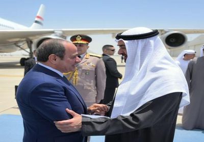 الشيخ محمد بن زايد يستقبل السيسي في زيارة أخوية.. تعزيز التعاون وتأكيد التضامن ضد الاعتداءات الإيرانية