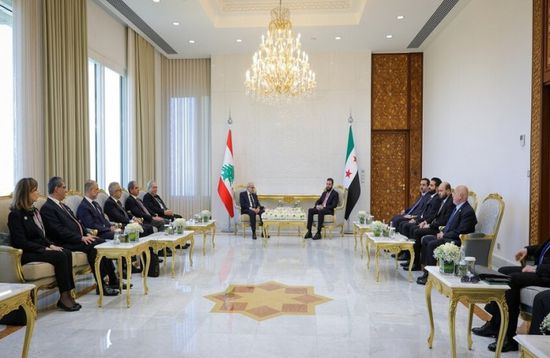 الرئيس السوري يستقبل رئيس الحكومة اللبنانية في دمشق