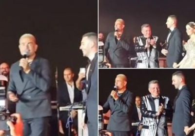 عمرو دياب يحيي حفل زفاف ابنة باسل سماقية على سفح أهرامات الجيزة