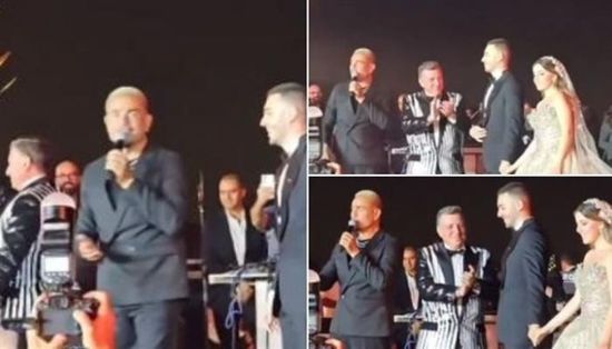 عمرو دياب يحيي حفل زفاف ابنة باسل سماقية على سفح أهرامات الجيزة