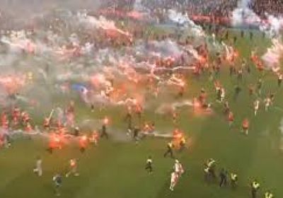 رابطة الدوري التشيكي تبدأ إجراءات قانونية ضد سلافيا بعد أعمال الشغب