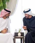 رئيس الإمارات يستقبل ولي عهد عجمان