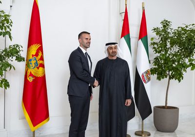 الشيخ محمد بن زايد يستقبل رئيس وزراء مونتينيغرو ويبحث تعزيز التعاون الاقتصادي والإقليمي