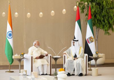 رئيس الإمارات ورئيس وزراء الهند يبحثان تداعيات الأوضاع في الشرق الأوسط