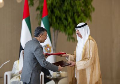 رئيس الإمارات ورئيس وزراء الهند يشهدان توقيع عدد من الاتفاقيات بين البلدين