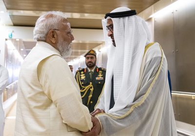 رئيس وزراء الهند يختتم زيارته إلى الإمارات