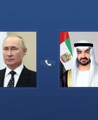 رئيس الإمارات يتلقى اتصالاً هاتفياً من نظيره الروسي