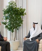 محمد بن زايد يستقبل ريتشارد مارليز وزير دفاع أستراليا
