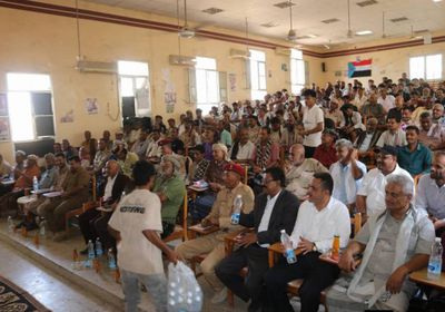 انطلاق حفل تأبين أربعينية الشهيد عميس في ردفان