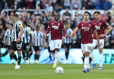 وست هام يقترب من الهبوط بعد الخسارة 3-1 أمام نيوكاسل