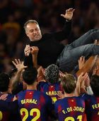 رسمياً.. برشلونة يجدد عقد هانز فليك حتى 2028