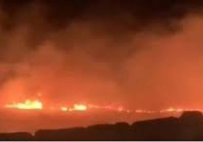 مستوطنون يحرقون أراضي زراعية برام الله