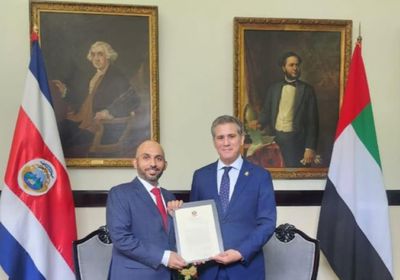 سفير الإمارات يقدم أوراق اعتماده إلى وزير الخارجية في كوستاريكا