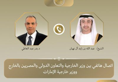 وزير الخارجية المصري يبحث مع نظيره الإماراتي التطورات الإقليمية