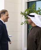 محمد بن زايد يستقبل النائب الأول لرئيس مجلس الوزراء الروسي