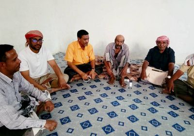 فريق انتقالي تريم يزور عددا من أسر الشهداء بمناسبة عيد الأضحى