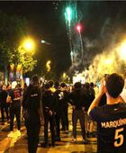 احتفالات جماهير سان جيرمان تتحول إلى فوضى بشوارع فرنسا