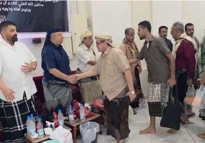 أمين "الانتقالي" يؤدي واجب العزاء في هادي