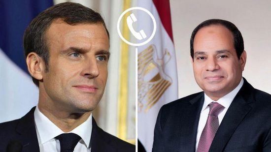 الرئيس السيسي يتلقى اتصالاً هاتفياً من نظيره الفرنسي