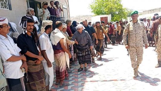 وفد انتقالي الضالع يشارك بعزاء هادي في أبين