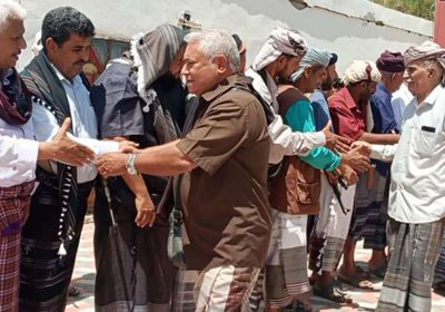 وفد الانتقالي يعزي أسرة الرئيس الراحل عبدربه منصور هادي