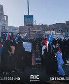 حرائر عدن ينددن بتدهور الخدمات الأساسية خلال وقفة احتجاجية