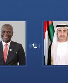 وزير الخارجية الإماراتي يتلقى اتصالاً هاتفياً من نظيره في جنوب أفريقيا