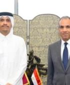 وزير الخارجية المصري يبحث التطورات الإقليمية مع نظيره القطرى