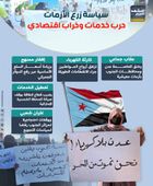 سياسة زرع الأزمات.. حرب خدمات وخراب اقتصادي (إنفوجراف)