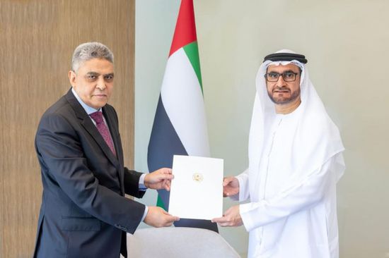 الخارجية الإماراتية تتسلم أوراق اعتماد سفير موريتانيا لدى الدولة
