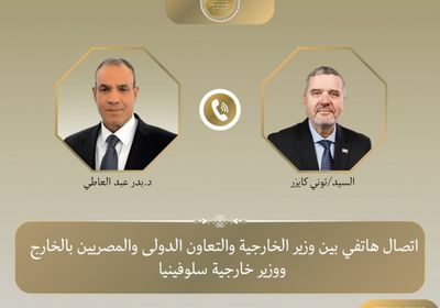 وزير الخارجية المصري يبحث مع نظيره السلوفيني تطوير العلاقات الثنائية