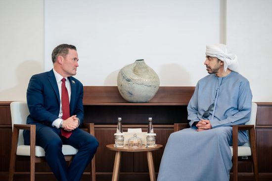 وزير الخارجية الإماراتي يستقبل المندوب الأمريكي لدى الأمم المتحدة