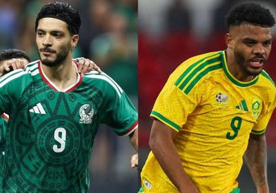 موعد أول مباراة في كأس العالم بين المكسيك وجنوب أفريقيا