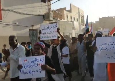انطلاق مسيرة جماهيرية من جولة بن حبريش في وادي حضرموت