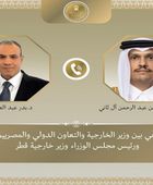 هاتفياً.. وزير الخارجية المصري يبحث مع نظيره القطري التطورات الإقليمية