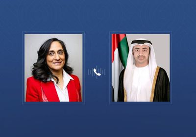 هاتفياً.. وزير الخارجية الإماراتي ونظيرته الكندية يبحثان التطورات في المنطقة