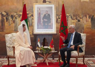 نورة الكعبي تلتقي برئيس مجلس النواب في المملكة المغربية بالرباط