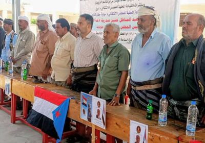 انتقالي مودية يحيي أربعينية الشهيد حسين دحه