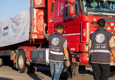 دخول 3 قوافل مساعدات إماراتية إلى قطاع غزة